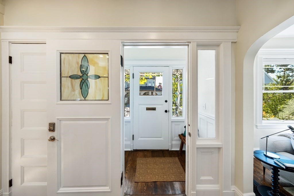 39 Rosedale Street Boston, MA 02124 - Photo 2 of 42 a view of front door with wooden floor