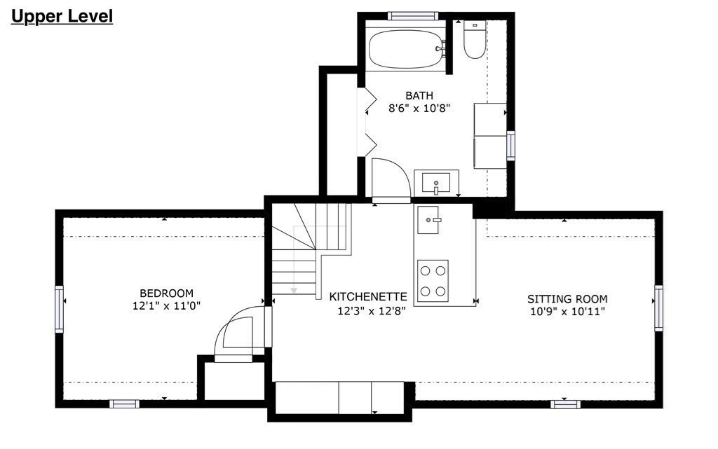 39 Rosedale Street Boston, MA 02124 - Photo 41 of 42 a picture of a bench in front of a window