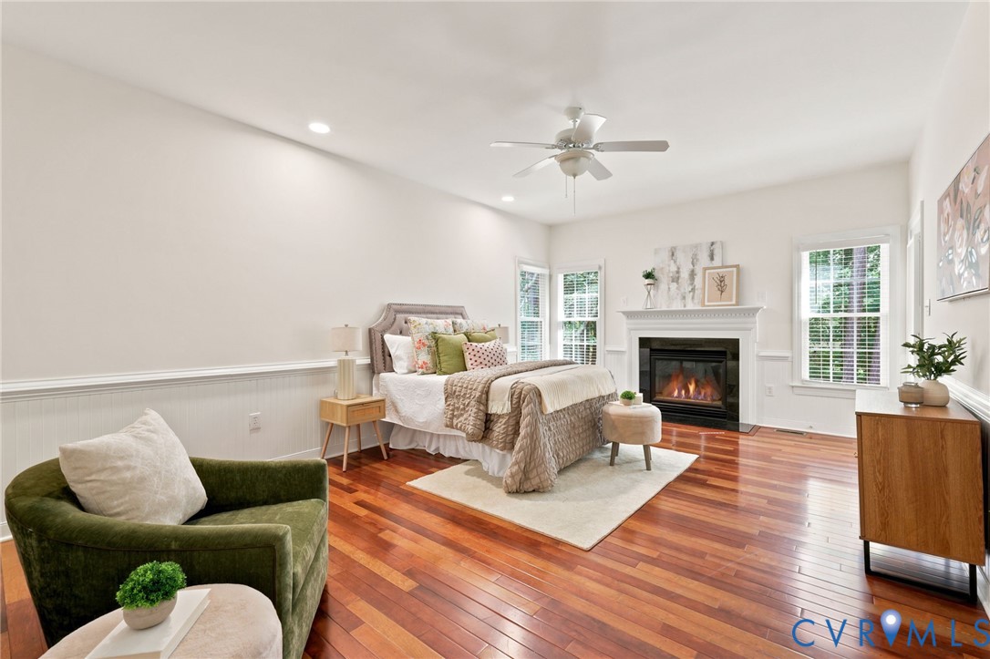 4701 Regal Oaks Road Glen Allen, VA 23059 - Photo 23 of 60 a living room with furniture fireplace and a table