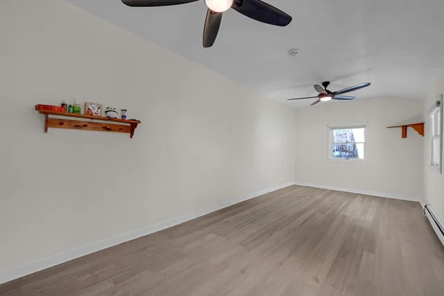 wooden floor in an empty room