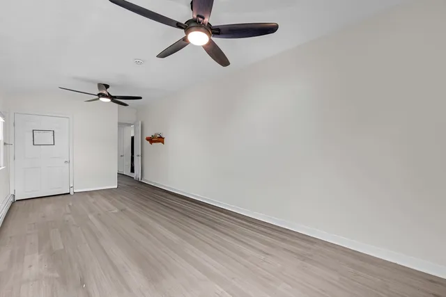 wooden floor in an empty room