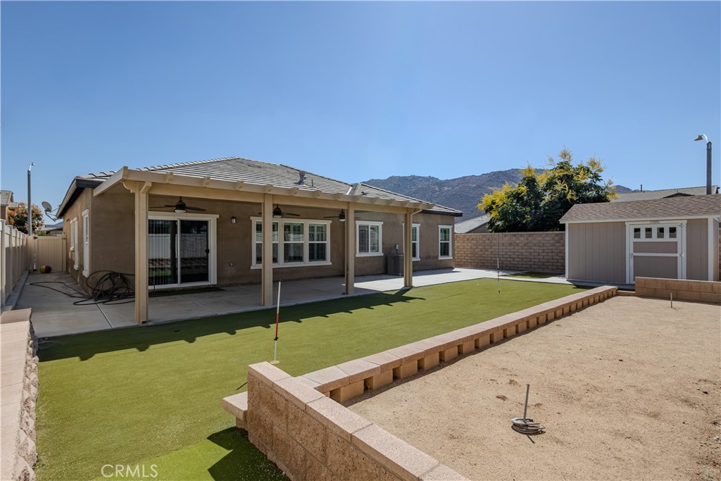 14337 Tansy Road Moreno Valley, CA 92555 - Photo 30 of 31 Actual image - Private Putting Green -All Turf and Hardscape surfaces.