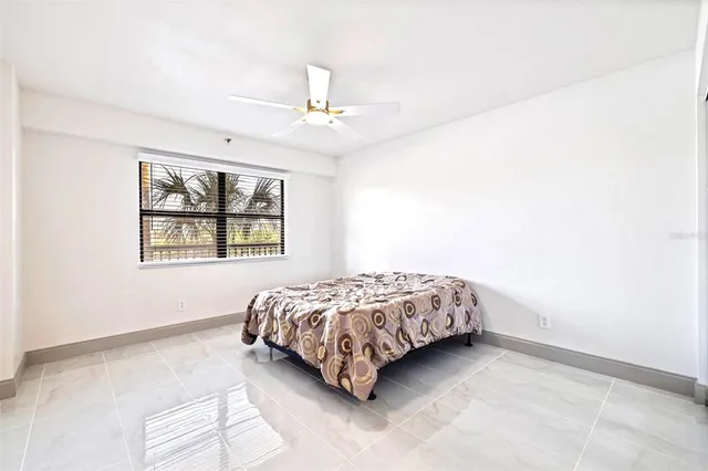 a view of a lake in middle of the town