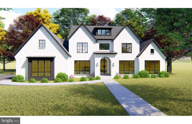 a view of a yard in front view of a house