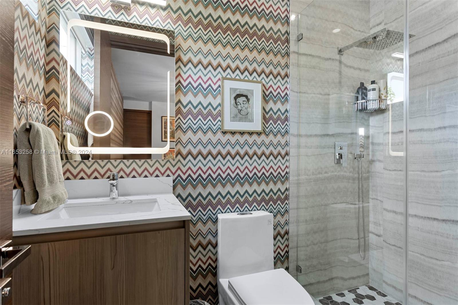 1701 Southwest 4th Avenue Miami, FL 33129 - Photo 12 of 32 a bathroom with a sink toilet and shower