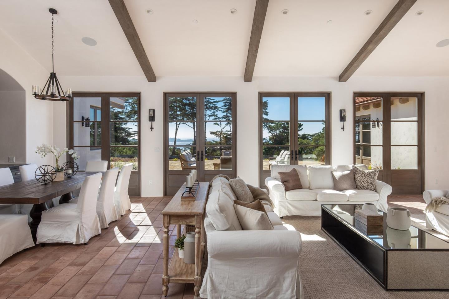 1605 Sonado Road Pebble Beach, CA 93953 - Photo 9 of 33 a living room with furniture and a window