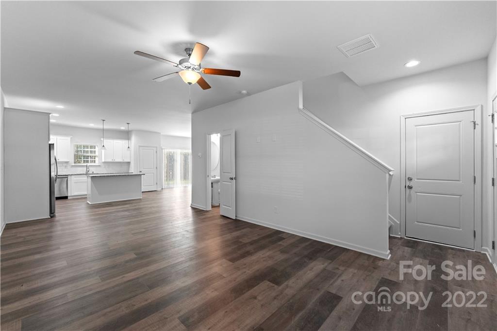 808 McDonald Road Charlotte, NC 28214 - Photo 4 of 30 a view of a kitchen with a sink and a refrigerator