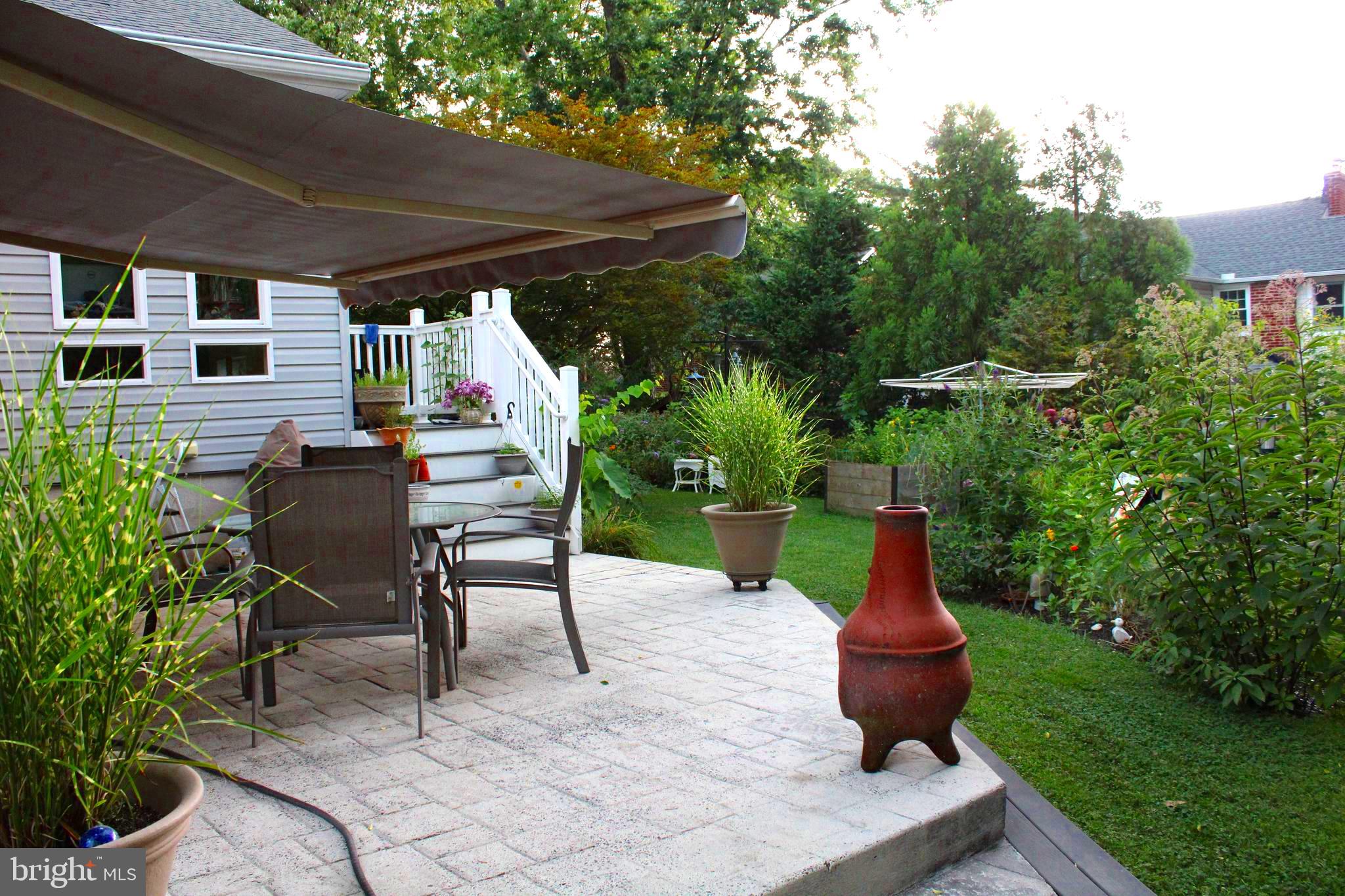 6524 Little Falls Road Arlington, VA 22213 - Photo 22 of 22 Patio area in back yard