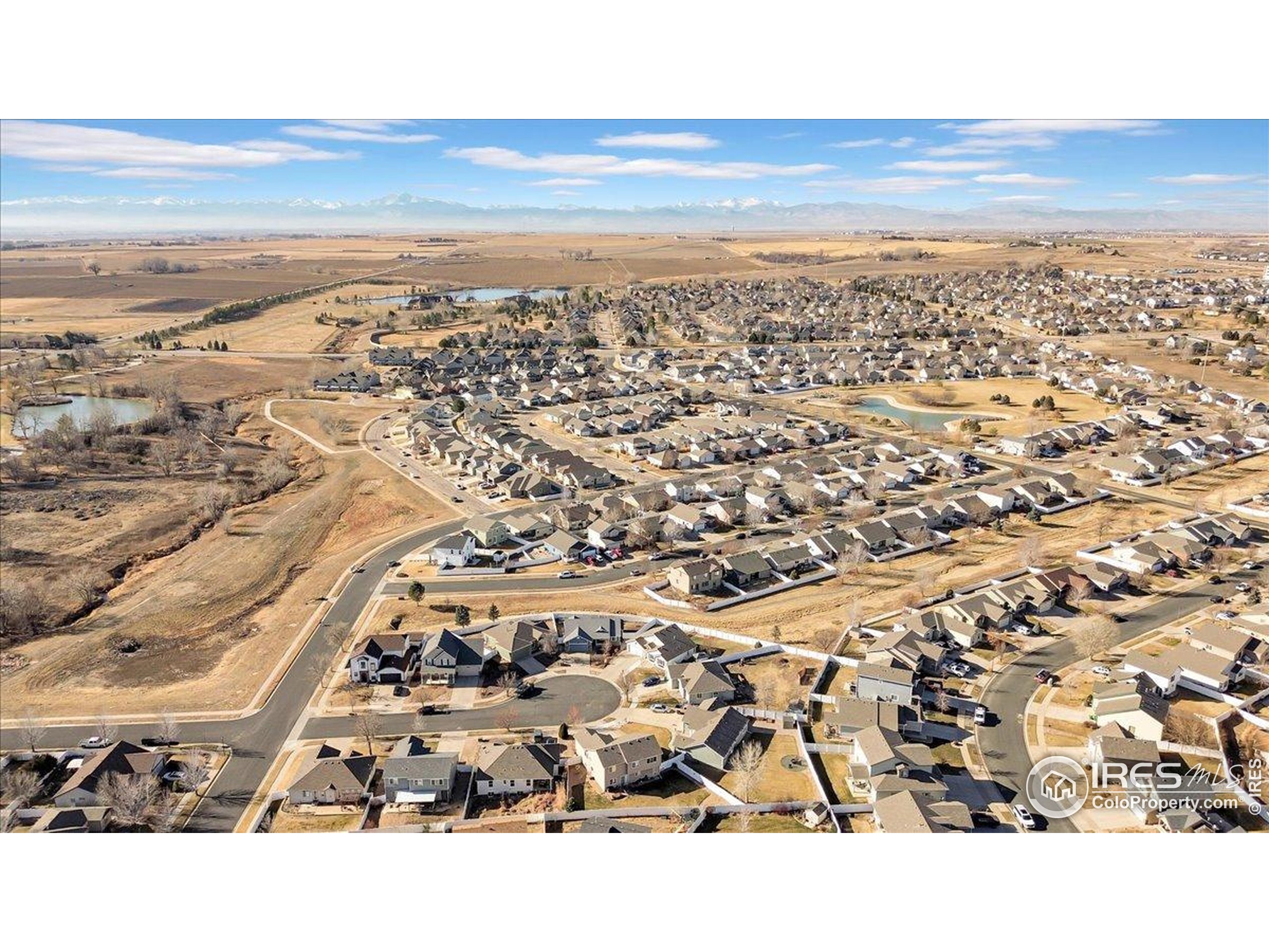 3411 Riesling Court Evans, CO 80634 - Photo 33 of 43 an aerial view of a city