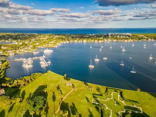 a view of an ocean and beach