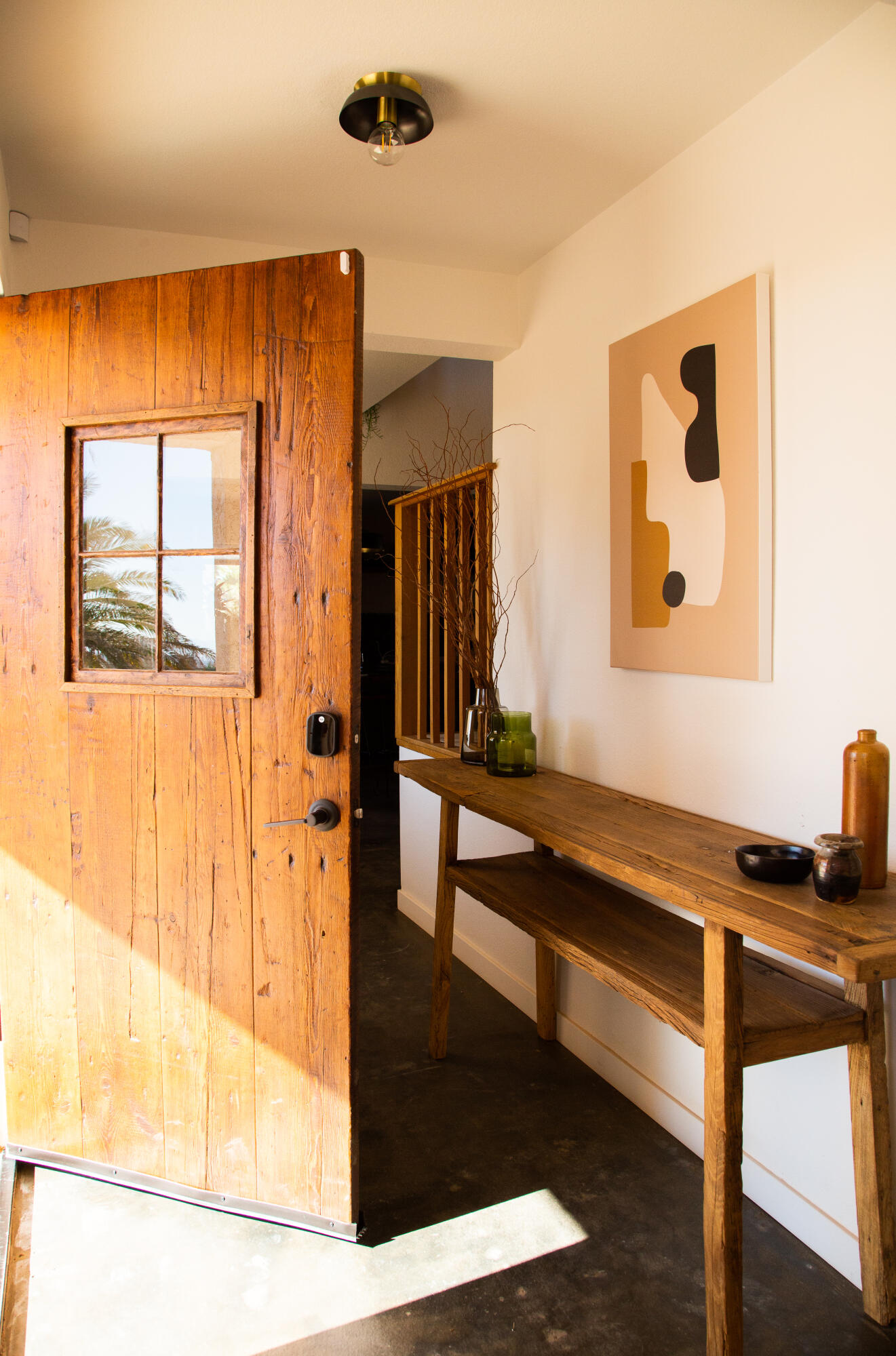 382 Cherokee Trail Yucca Valley, CA 92284 - Photo 6 of 66 a view of front door with furniture and a window