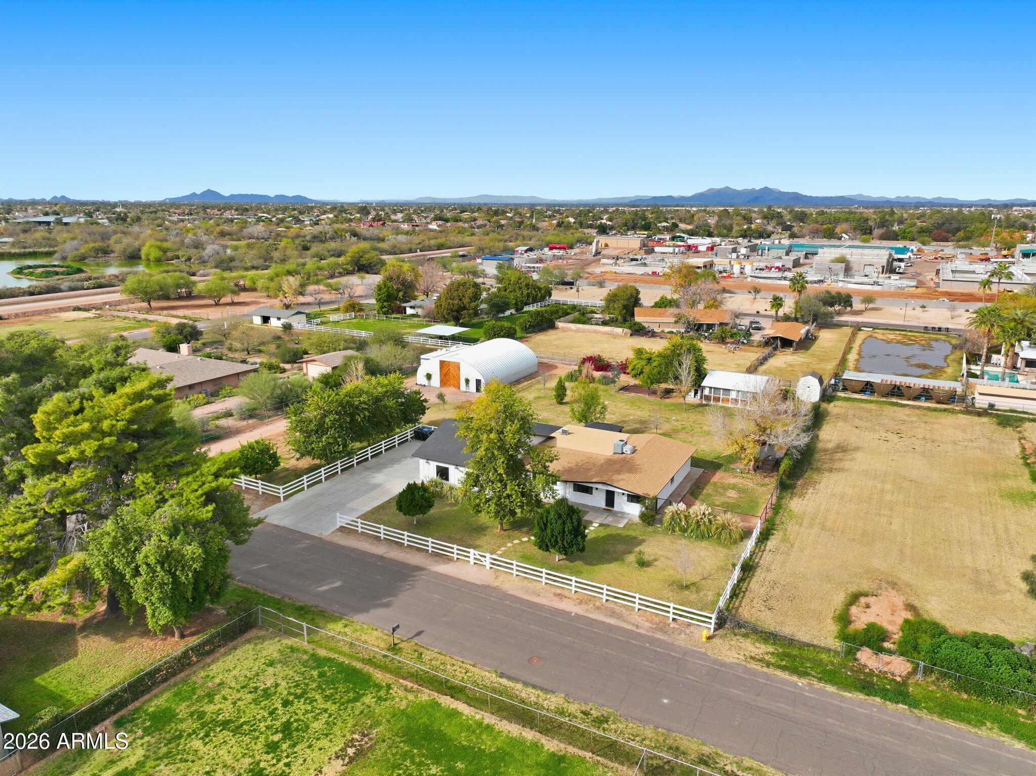 2858 East Redfield Road Gilbert, AZ 85234 - Photo 1 of 60 an aerial view of residential houses with outdoor space