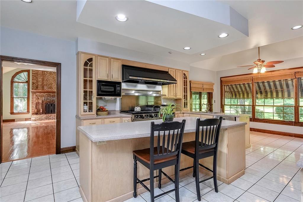 128 McCoy Place Road Sewickley, PA 15143 - Photo 8 of 25 Gourmet Kitchen with Spacious Center Island