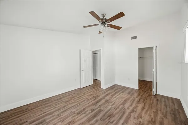 wooden floor in an empty room