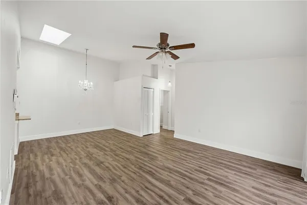 wooden floor in an empty room