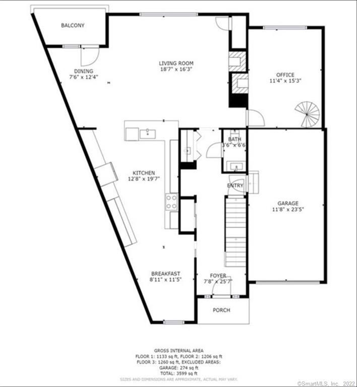 13 Old Stamford Road, Unit 13 New Canaan, CT 06840 - Photo 37 of 39 a picture of floor plan