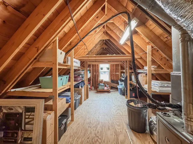 a view of a storage & utility room