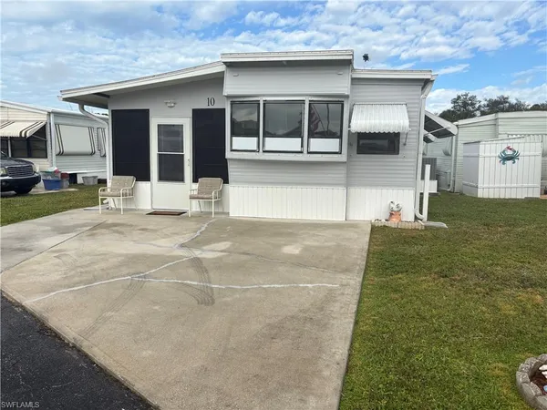 a view of a house with a patio