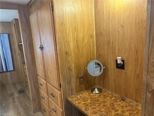 a bathroom with a window