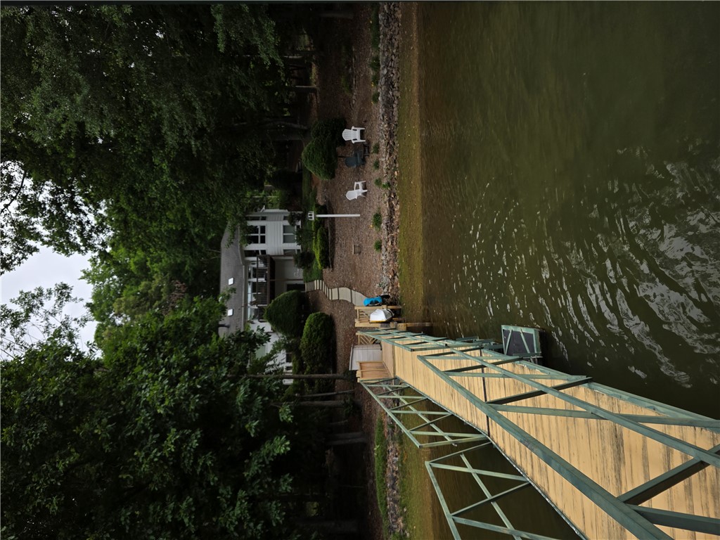214 Berwick Court Seneca, SC 29672 - Photo 32 of 39 This waterfront property offers direct access to the lake from a private dock.