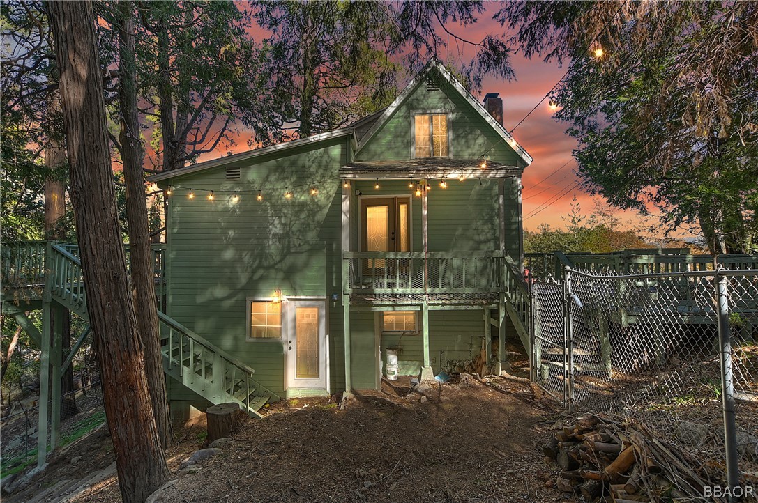 24020 Bowl Road Crestline, CA 92325 - Photo 3 of 35 a front view of a house with a yard