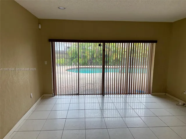 a view of an empty room