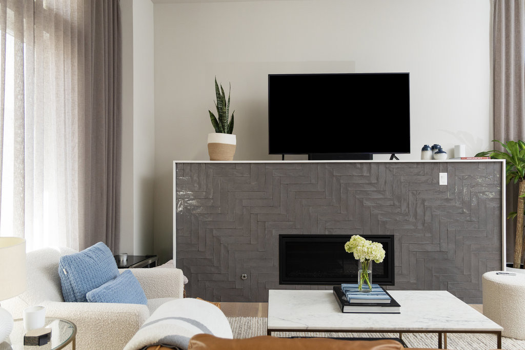 2300 Enfield Road, Unit 303 Austin, TX 78703 - Photo 11 of 38 a living room with furniture and a flat screen tv