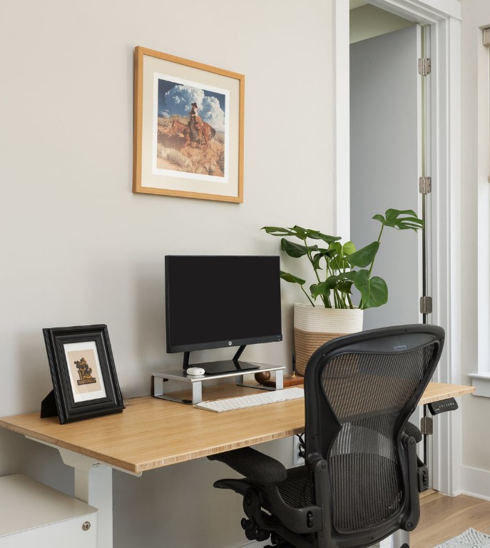 2300 Enfield Road, Unit 303 Austin, TX 78703 - Photo 31 of 38 a view of a workspace with furniture