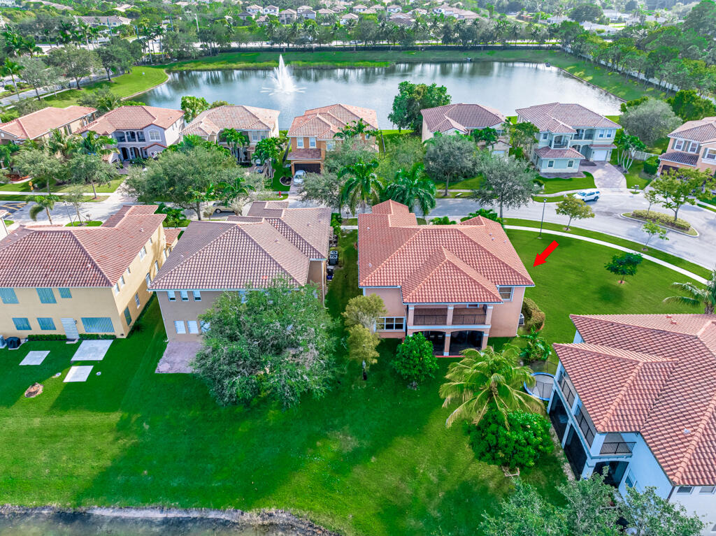 514 Cresta Circle West Palm Beach, FL 33413 - Photo 62 of 74 an aerial view of a house with outdoor space and lake view