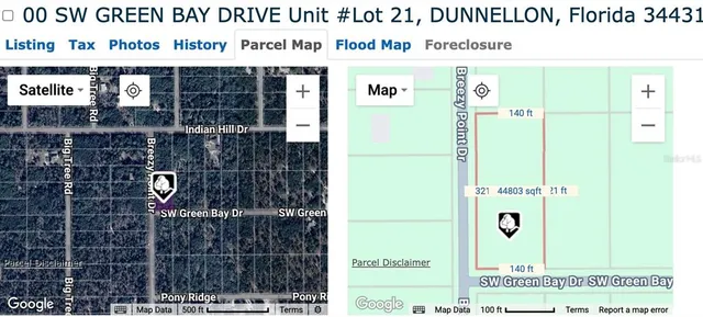 $34,500 | 0 Southwest Green Bay Drive, Unit LOT 21, Dunnellon, FL 34431