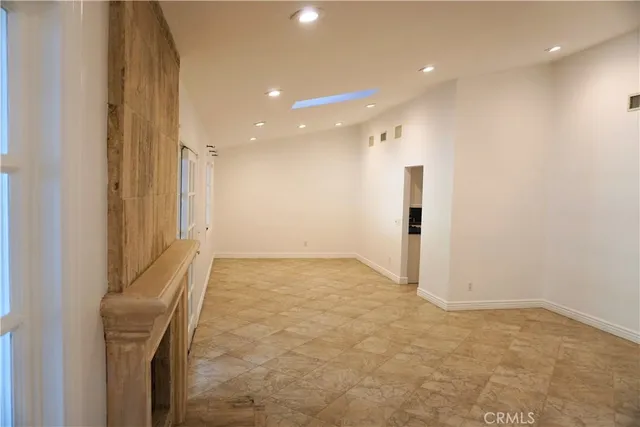 a view of an empty room