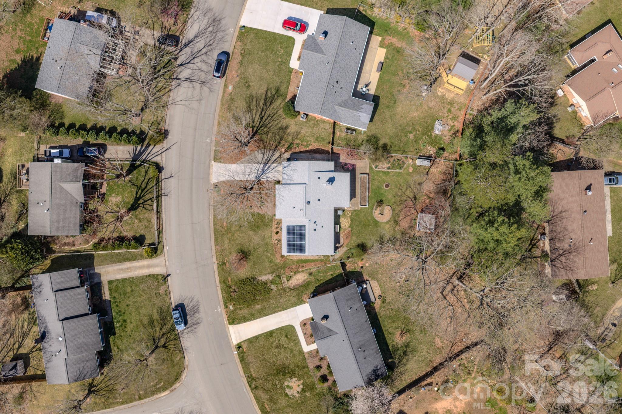 31 Knoll Ridge Drive Asheville, NC 28804 - Photo 28 of 30 an aerial view of a house with outdoor space
