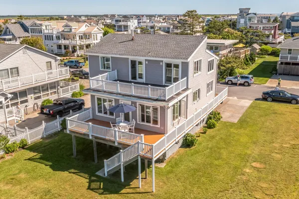 a view of a roof deck