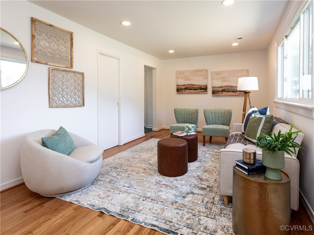 3311 Croydon Road Richmond, VA 23223 - Photo 2 of 23 a living room with furniture a window and potted plant