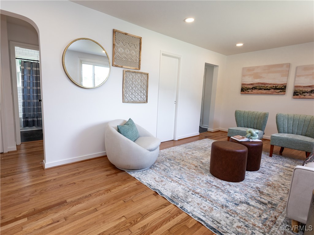 3311 Croydon Road Richmond, VA 23223 - Photo 3 of 23 a living room with furniture and a wooden floor