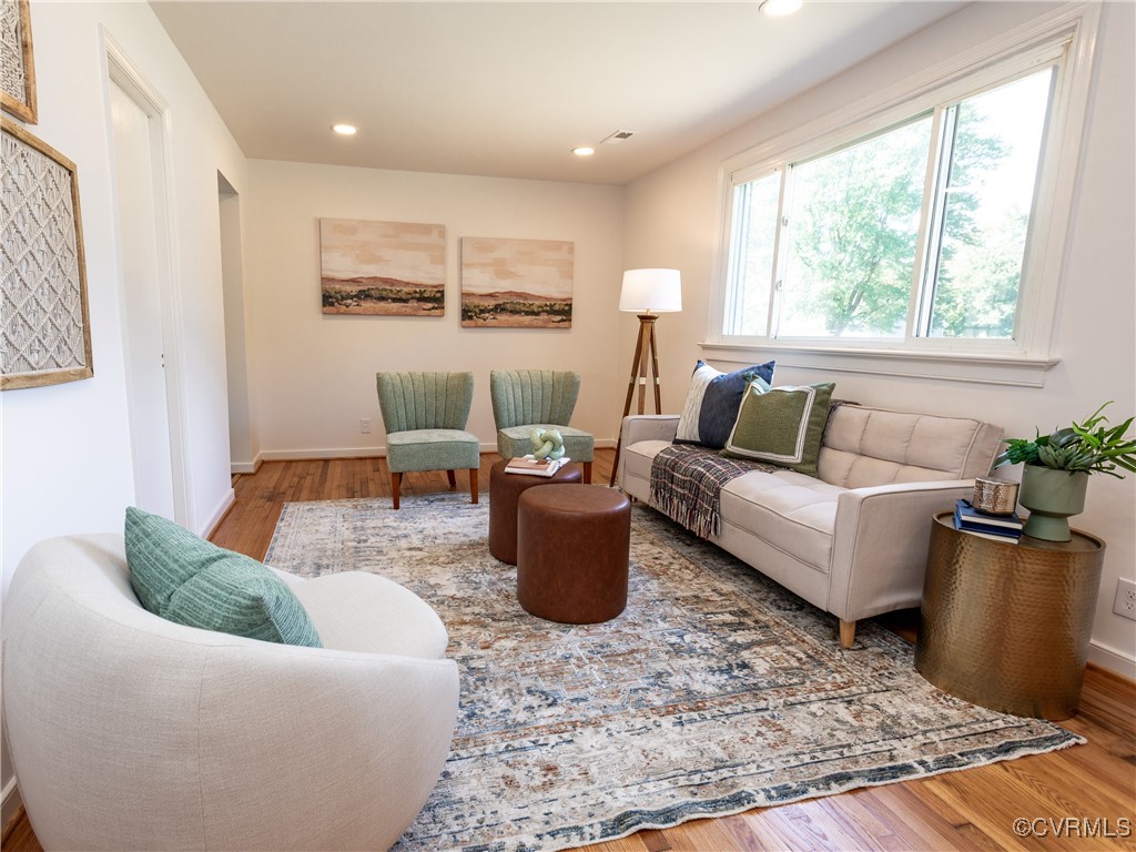 3311 Croydon Road Richmond, VA 23223 - Photo 5 of 23 a living room with furniture and a large window