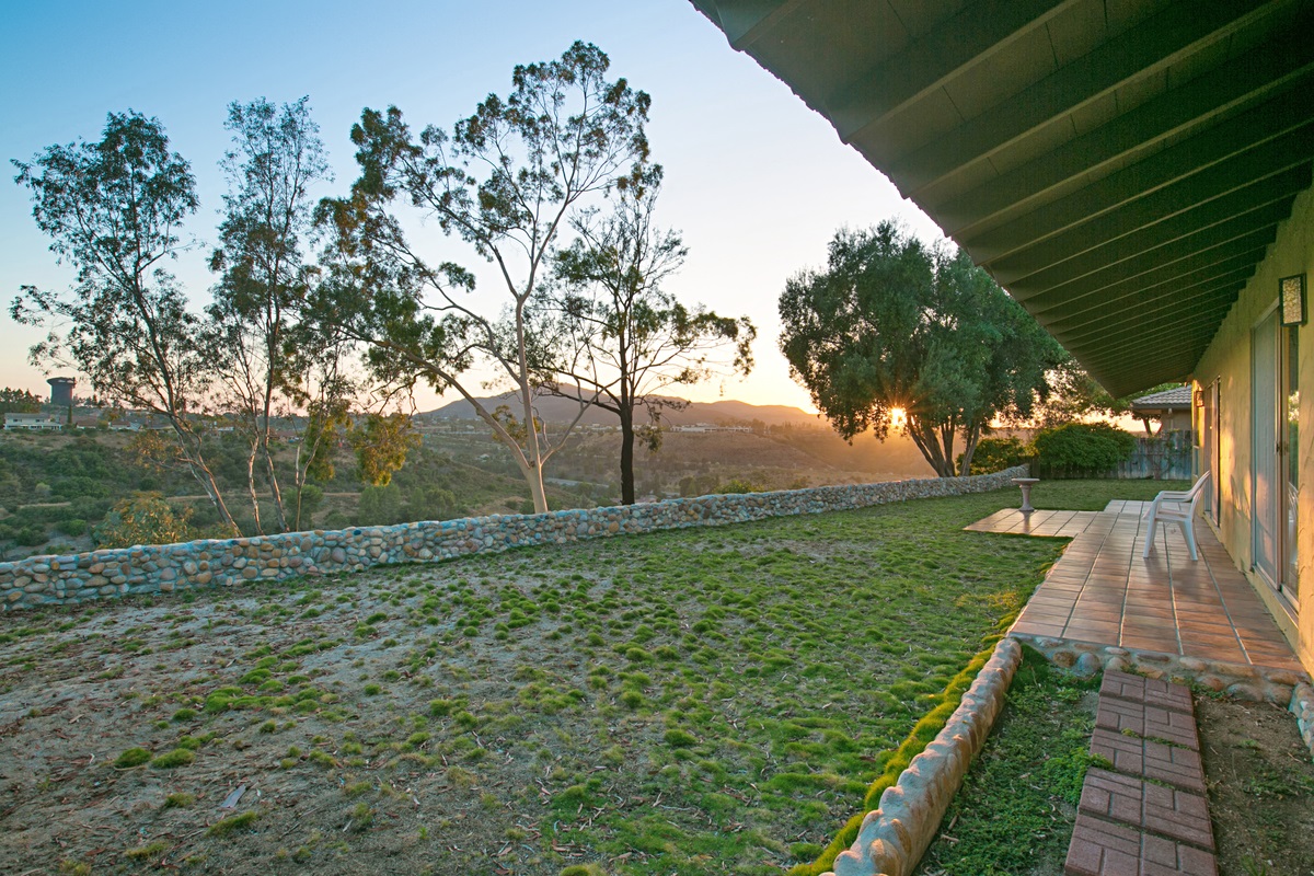 2147 Windmill View Road El Cajon, CA 92020 - Photo 22 of 25 Great for entertaining back yard with 180 degree views.