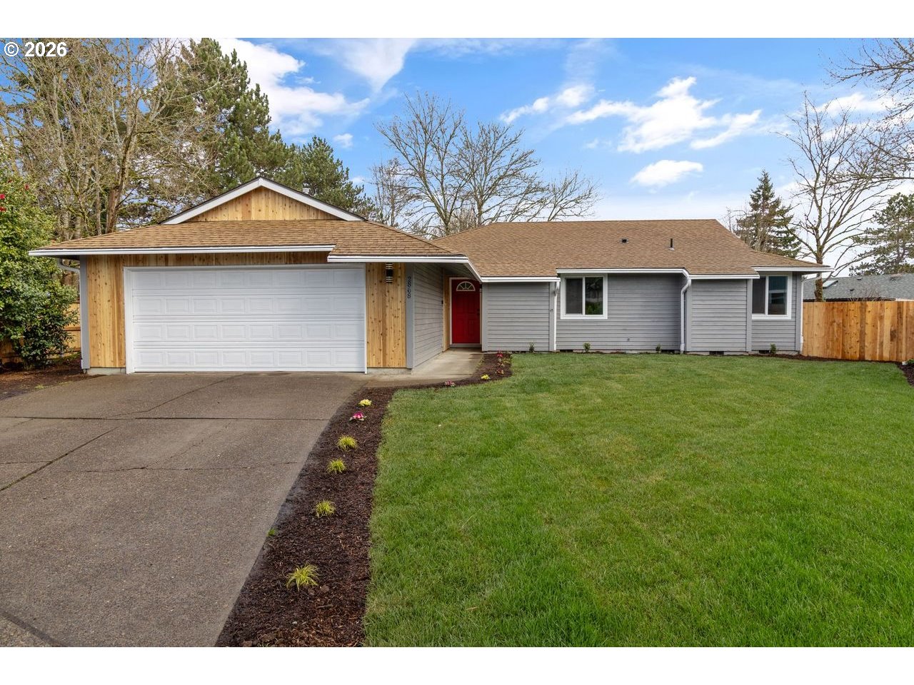 2868 Southwest 196th Avenue Beaverton, OR 97003 - Photo 1 of 34 a front view of house with yard and trees around