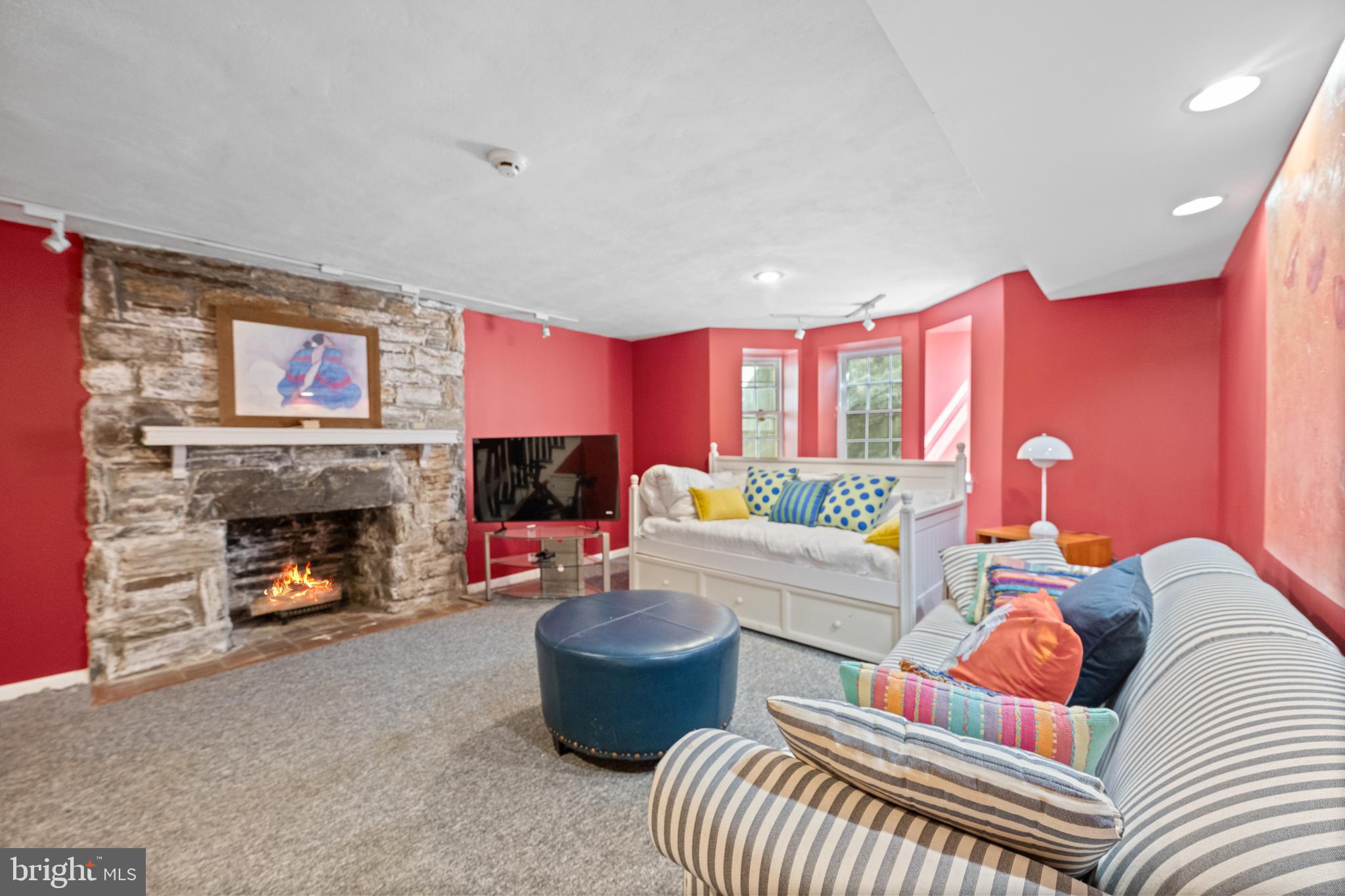 19 Derwen Road Bala Cynwyd, PA 19004 - Photo 23 of 44 Basement hang out room