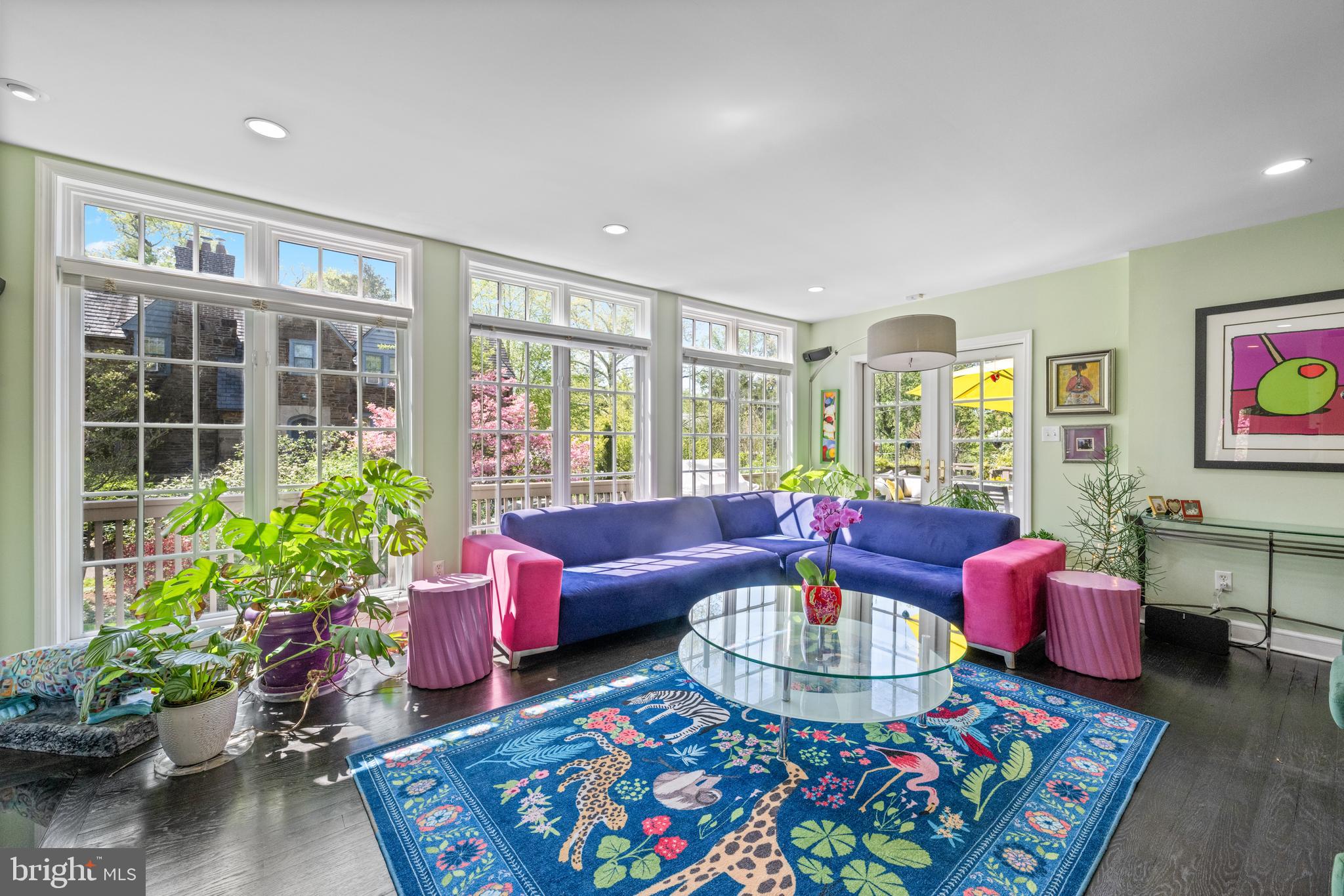 19 Derwen Road Bala Cynwyd, PA 19004 - Photo 7 of 44 Family Room with wall of Windows