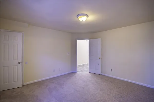 a view of an empty room