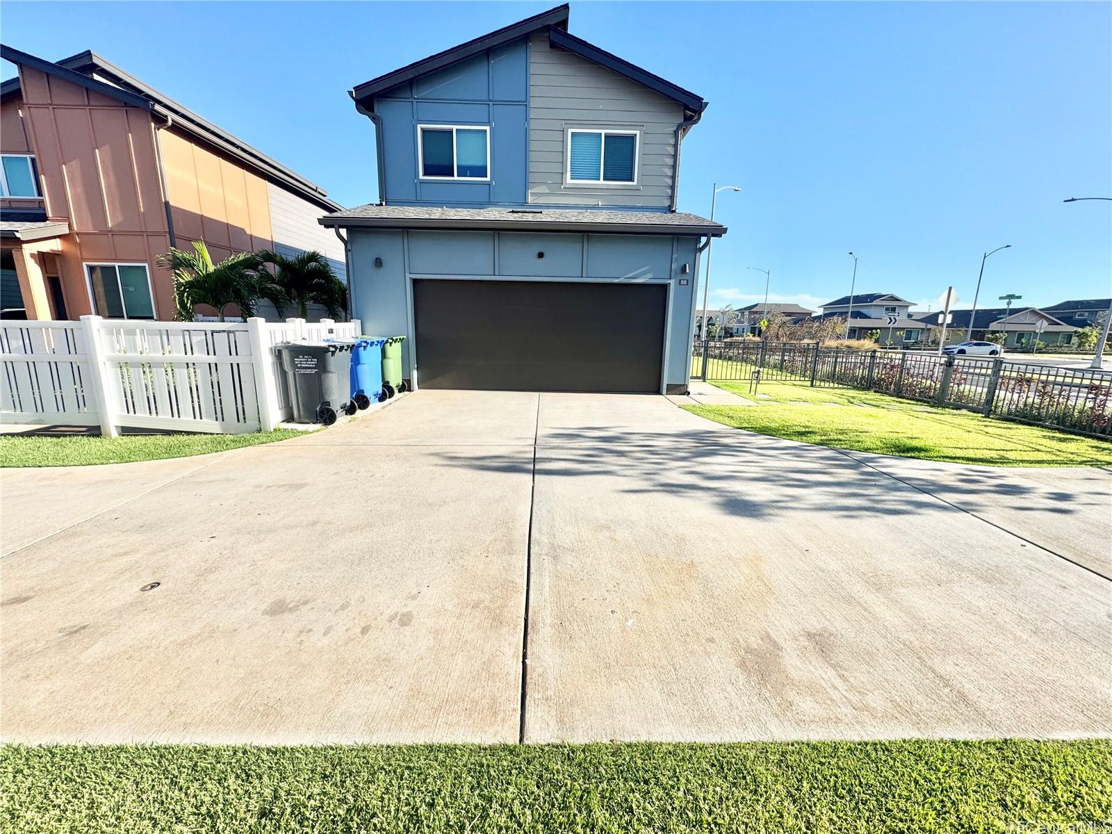 a house view with a outdoor space