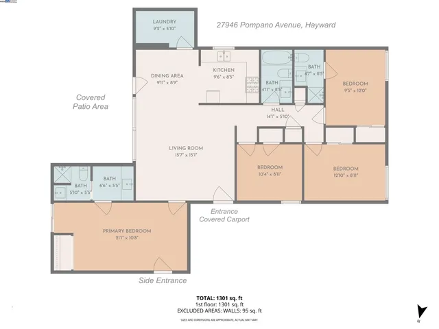 $650,000 | 27946 Pompano Avenue, Hayward, CA 94544