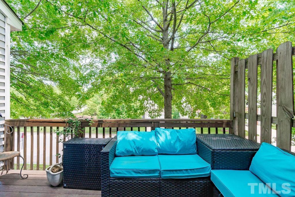 8109 Rhiannon Road Raleigh, NC 27613 - Photo 11 of 11 a view of a deck in the backyard