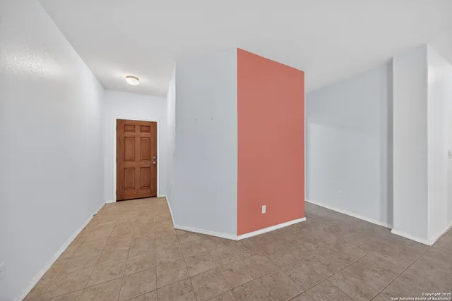 a view of an empty room