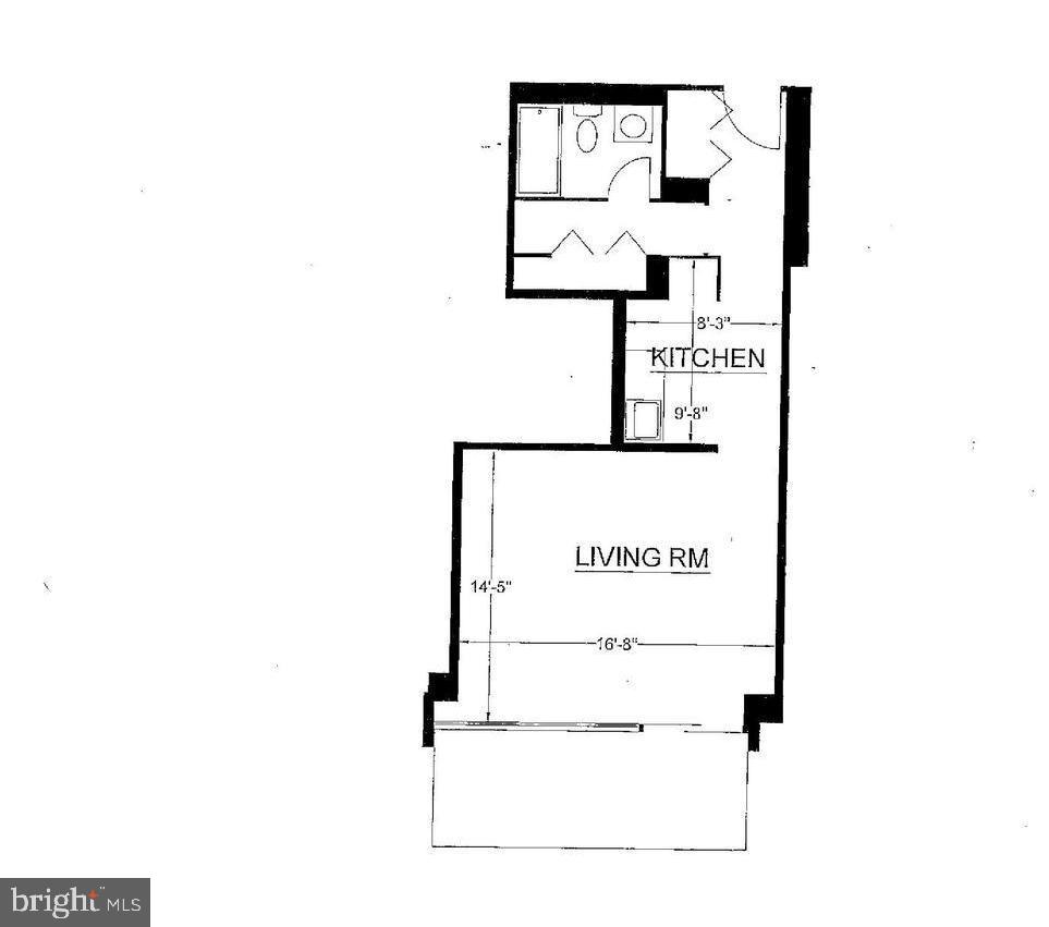 1425 4th Street Southwest, Unit A616 Washington, DC 20024 - Photo 25 of 25 Floor Plan