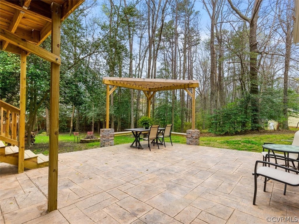 4408 Rabbit Foot Court Chesterfield, VA 23236 - Photo 32 of 36 a view of chair and table in the garden