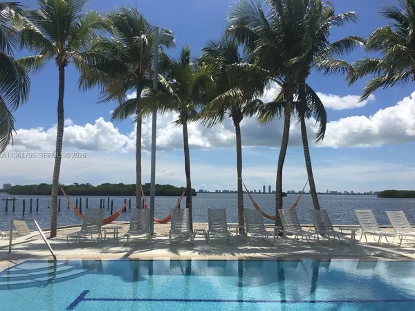 a view of swimming pool and lake view