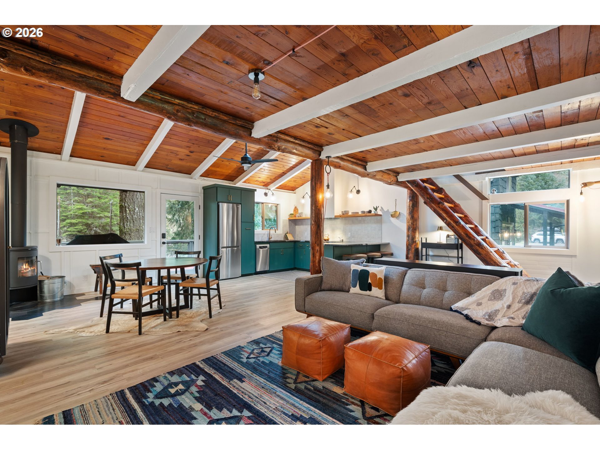 110 Wooden Bridge Road Kalama, WA 98625 - Photo 11 of 48 a living room with furniture and a wooden floor