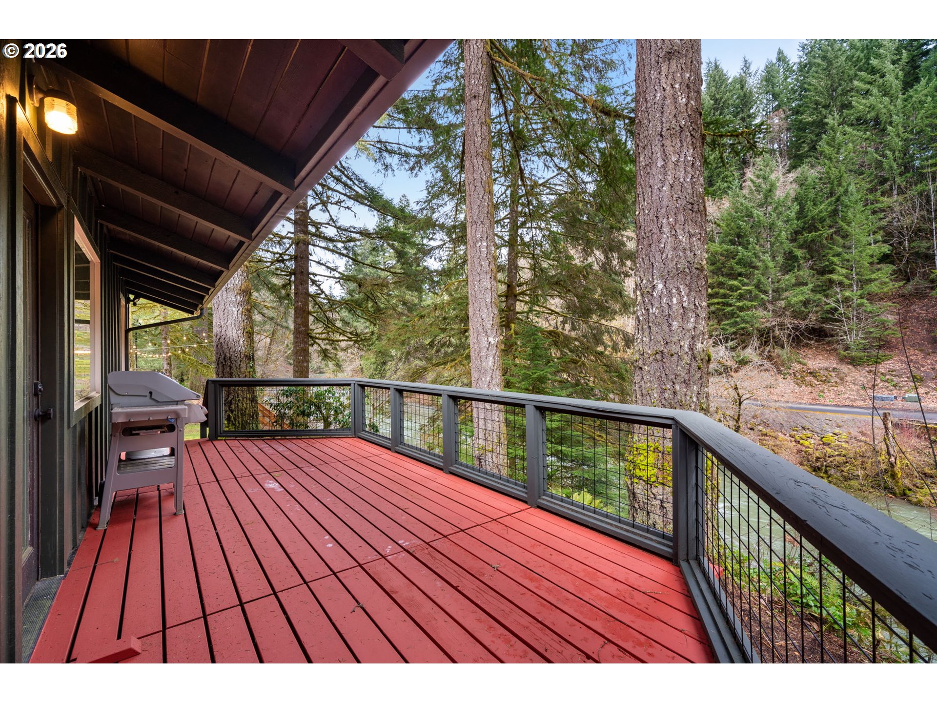 110 Wooden Bridge Road Kalama, WA 98625 - Photo 35 of 48 a view of balcony with wooden floor